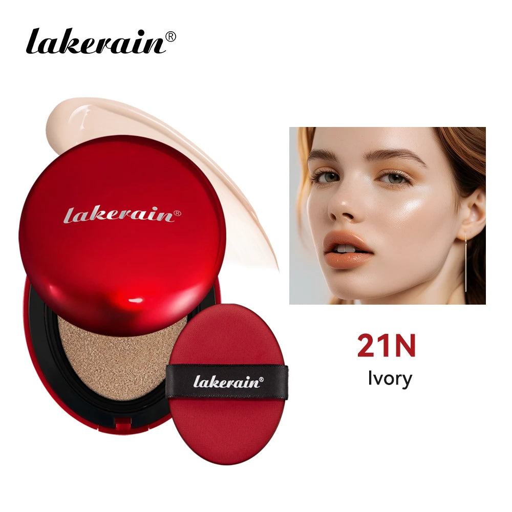 Sunscreen Cushion Foundation Fit Cushion Foundation Full Coverage Waterproof Long-lasting Concealer Long-lasting Makeup...