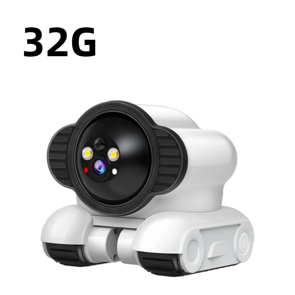 360 Degree Rotating Pet Camera with Two Way Talk Function and Night Detection Robot Cameras for Home Security
