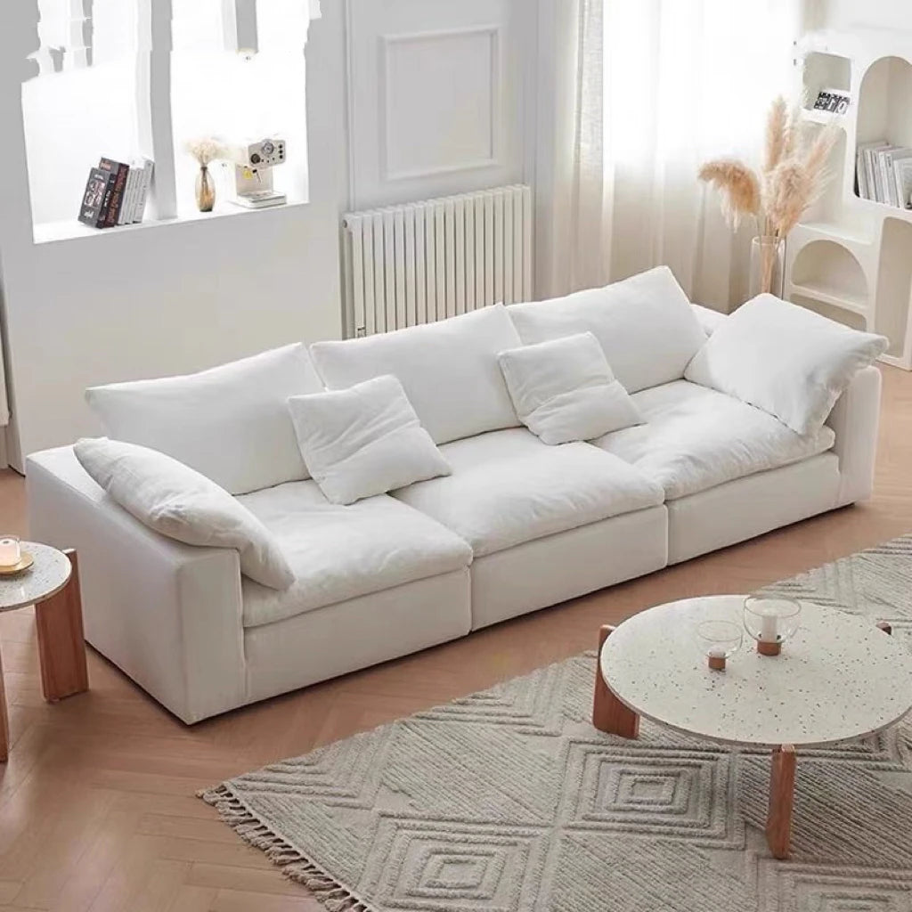 Modern Luxury Living Room Sofa Sectional Set Furniture l Shape 2 3 Seater Compression Boneless Corner Aesthetic for Home Designs - Kimlud