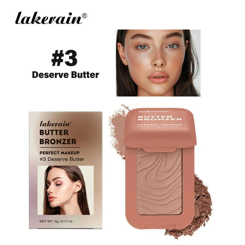 Butter Blush Single Color Matte Natural Cheek Tint Waterproof Face Contouring Cosmetics Blush Powder Face Soft Female Makeup