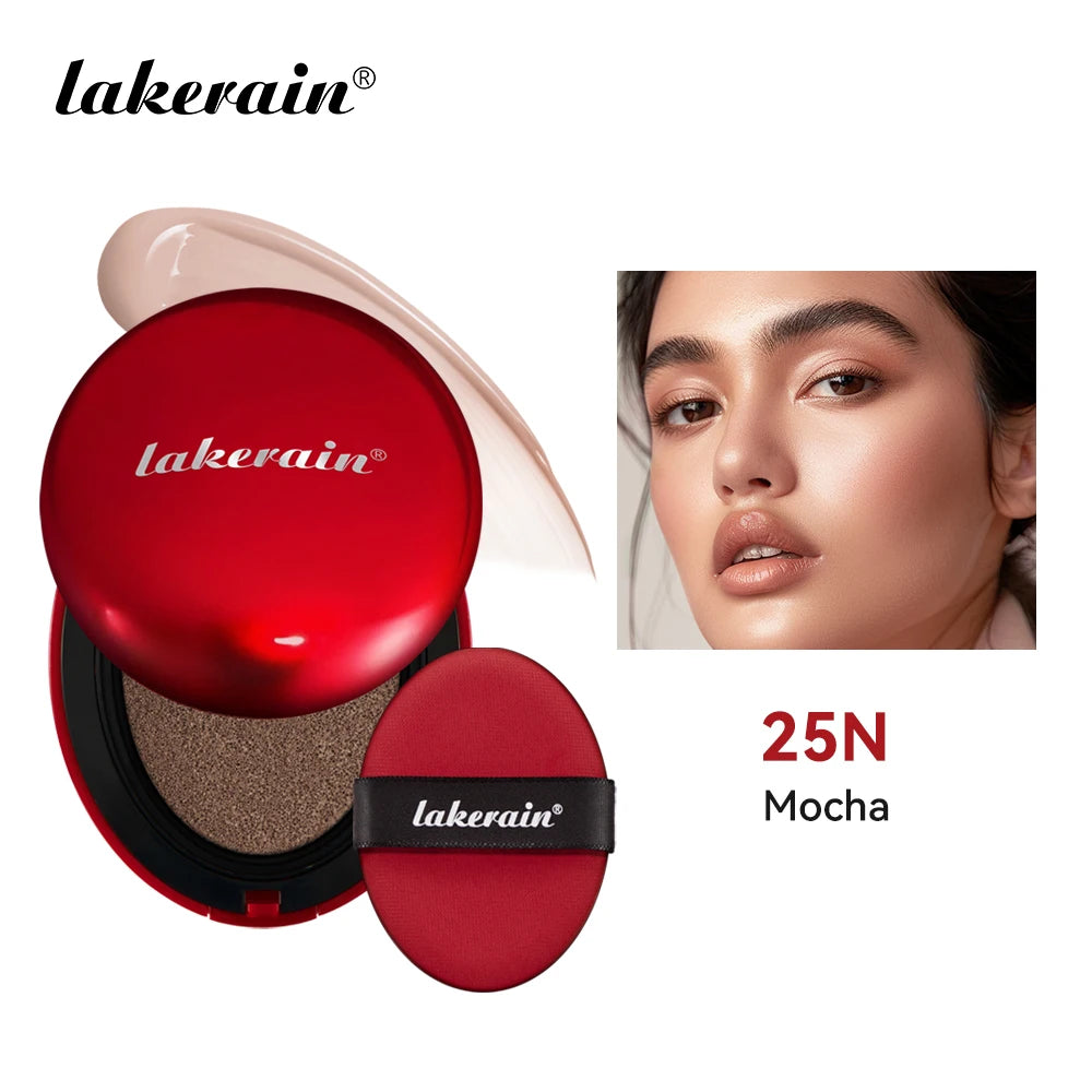 Sunscreen Cushion Foundation Fit Cushion Foundation Full Coverage Waterproof Long-lasting Concealer Long-lasting Makeup...