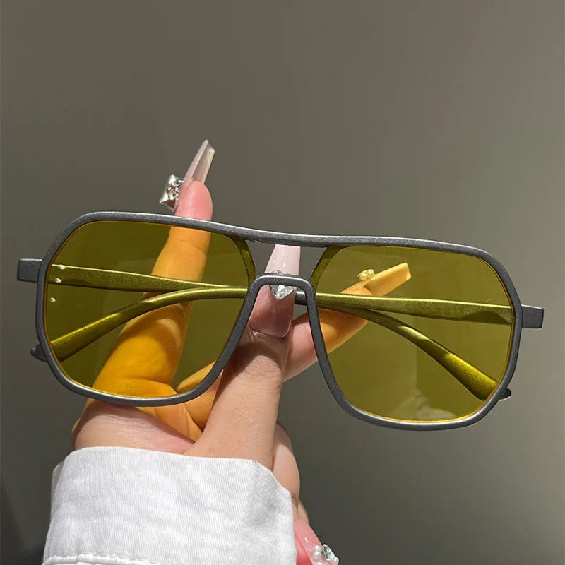 Vintage Square Sunglasses For Women Men Rectangle Sun Glasses Female Oval Eyewear Oculos De Sol for Male Female...