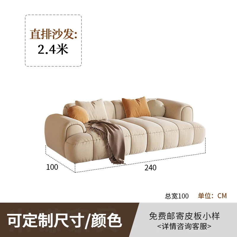 Designer Brown Living Room Sofas Cheap Minimalist Soft Nordic Living Room Sofas Bubble Modern Woonkamerbanken Furniture...