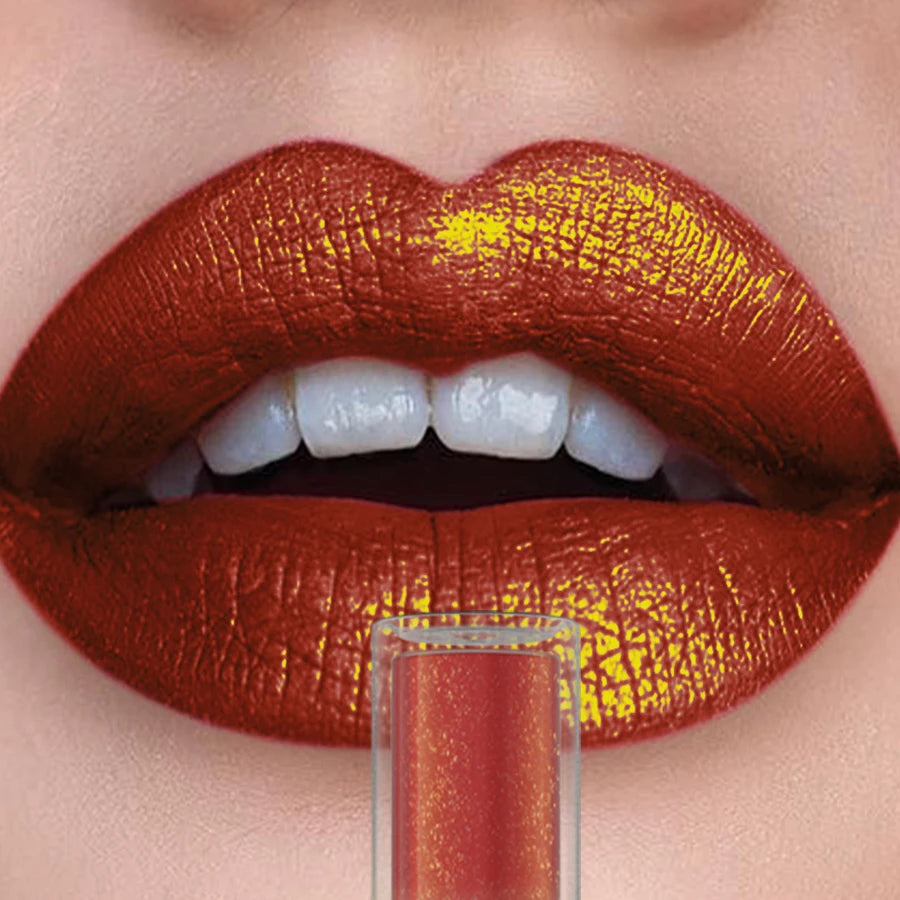 14 Colors Glitter Lip Glaze Hydrating Red Pink Metallic Lip Tint Highly Pigment Lip Gloss Korean Makeup for Women Cosmetics Gift