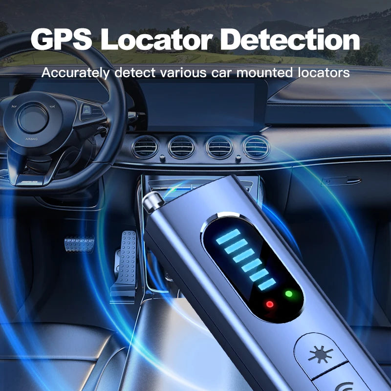 Hidden Camera Detector Anti-Spy Car GPS Tracker Listening Device Bug RF Wireless All Signal Scanner Gadget Security...