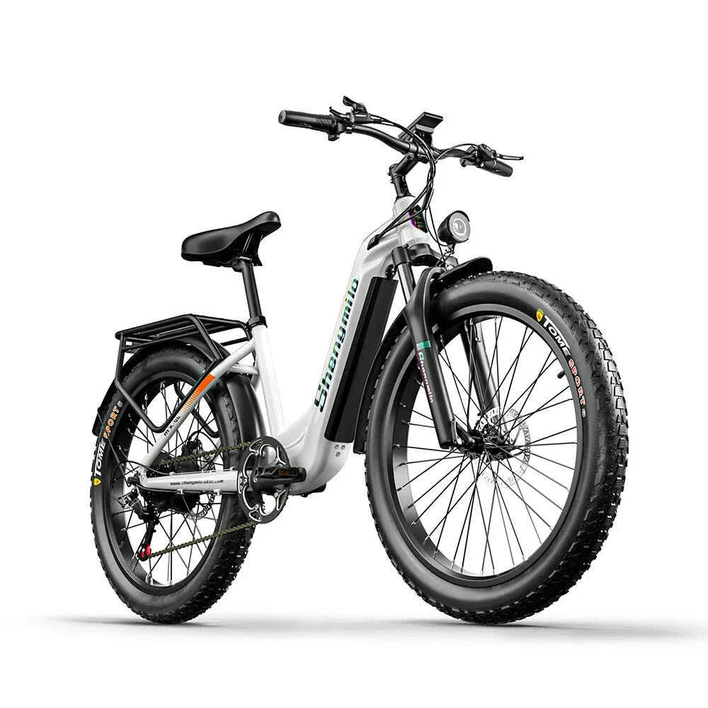 Shengmilo MX06 48V17.5AH 26 Inch Fat Tyre City Electric Bike Men's E-Mountain Ebike Snowmobile e bike 1000W motor E-bike