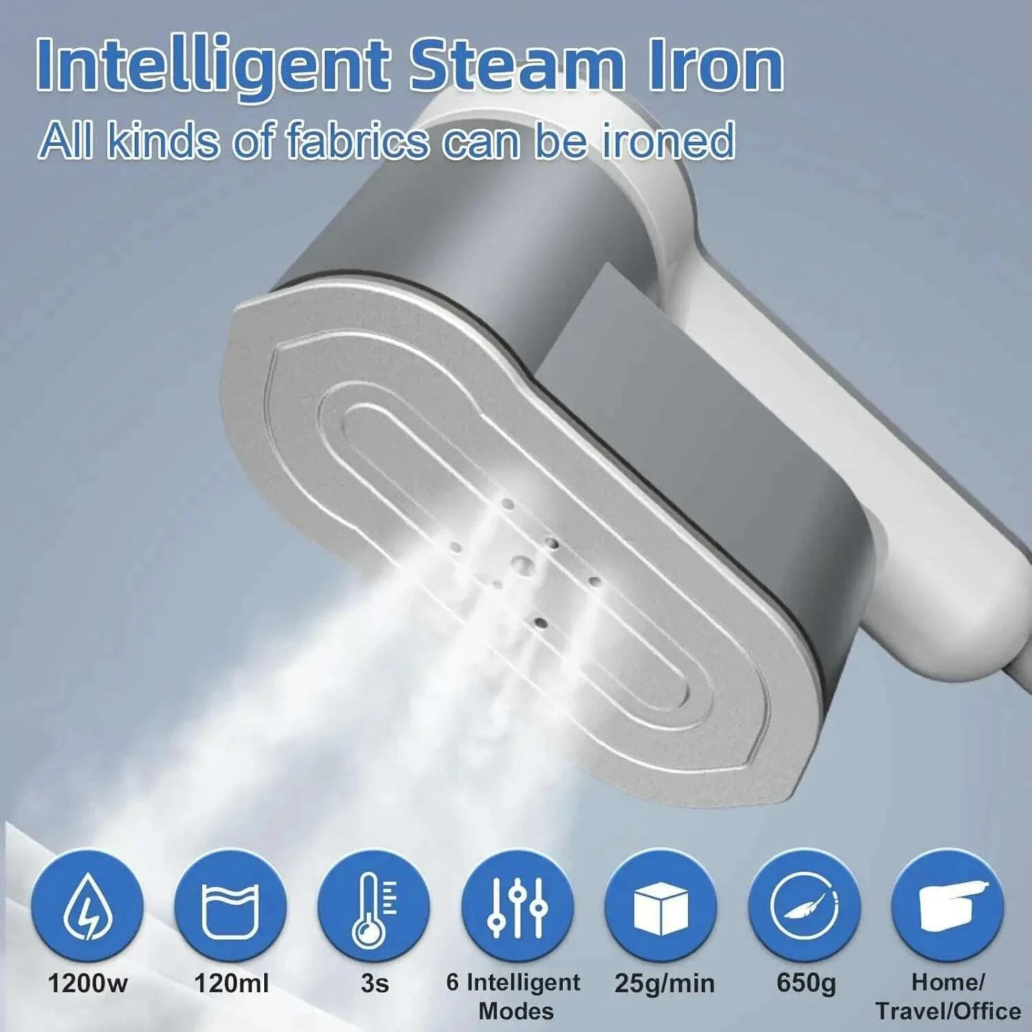New Intelligent Steam Ironing Machine Portable Travel Steamers for Clothes LCD Diplay Screenc Mini Handheld Garment Iron Steamer