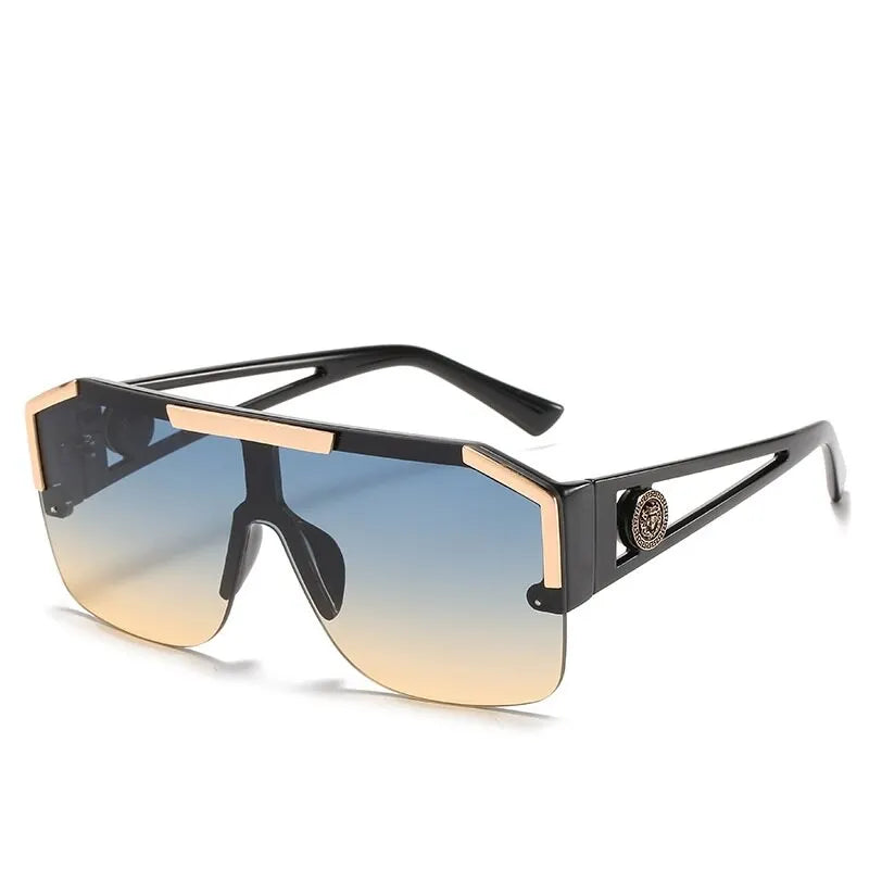 1/2PCS Men And Women Oversized Square Fashion Sunglasses Sports Driving Glasses Gradient Colored Sunglasses Uv400 2023 |...