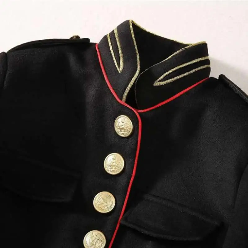 Winter New Women Woolen Coat Fashion Single Breasted Coat