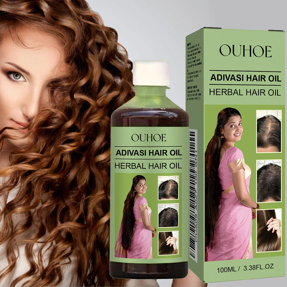 100ml Hair Growth Oil Herbal Hair Care Rosemary Prevent Hair Loss Repair Damaged Hydrate Moisturize Nourishing Scalp Essence