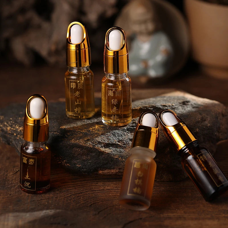 10ml Natural Agarwood Essential Oil High Concentration Lasting Drope-type Indoor Office Aroma Machine Calming/purifying The Air - Kimlud