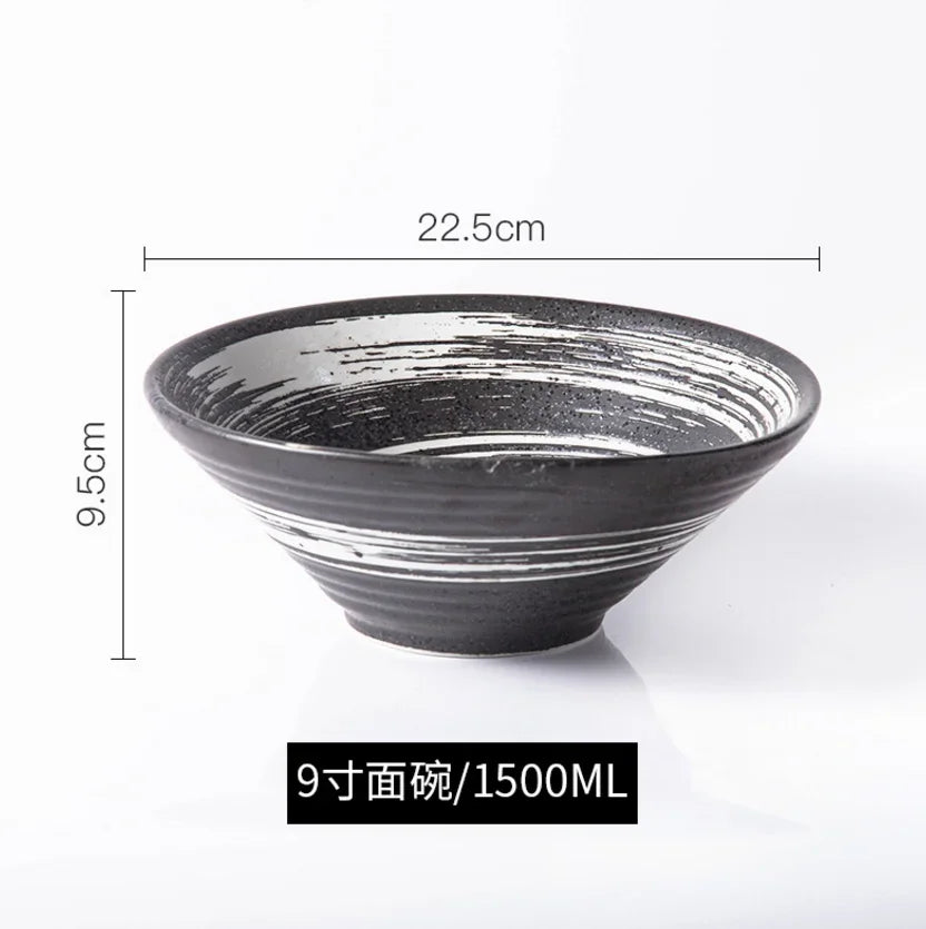 Ramen Bowl Japanese Tableware Noodle Ceramic Soup Tableware | Kimlud Premium Table