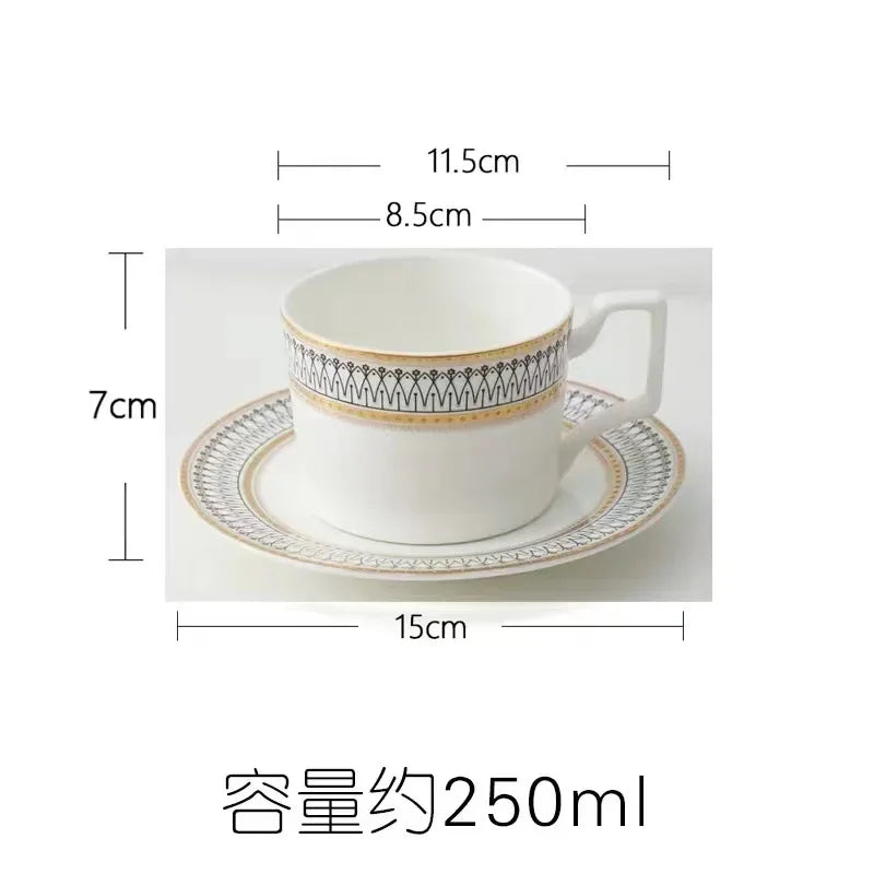 European Ceramic Steak Plates Household Tableware Golden Bead Ceramic Plates Western Food Plate Banquet Dessert Plates Kitchen