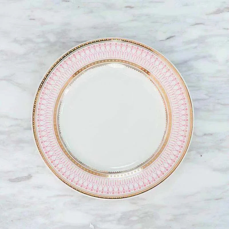 European style ceramic desserts, salad plates, restaurants, light luxury dishes, kitchen utensils - Kimlud