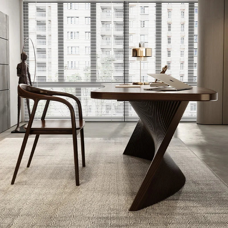 Asthetic Manager Executive Desk Modern Luxury Designer Workstation Office Table Conference Black Mesa De Escritorio Home Office - Kimlud