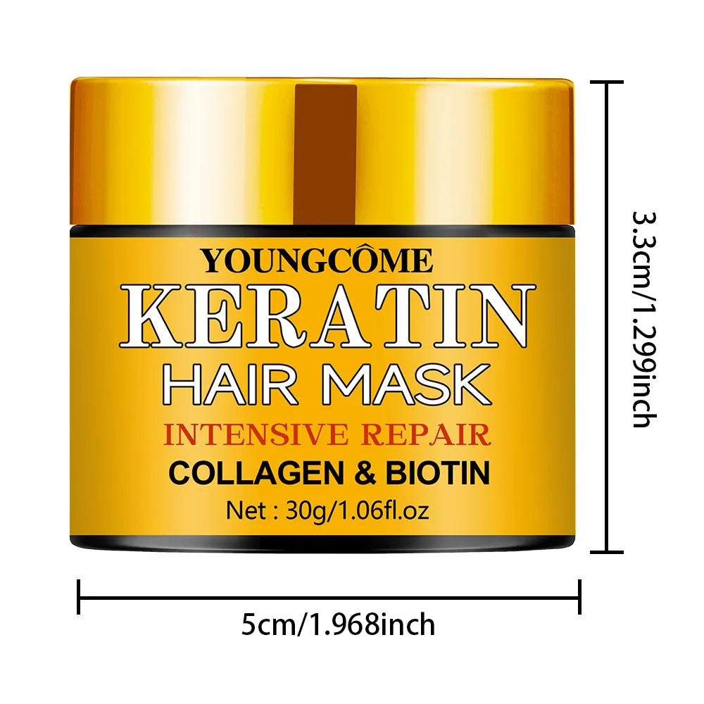 Hair Repairs Hair Mask Essential Oil Nourishing for Dry Damaged Biotin Collagen Keratin Treatment Hairs Conditioner Hair...