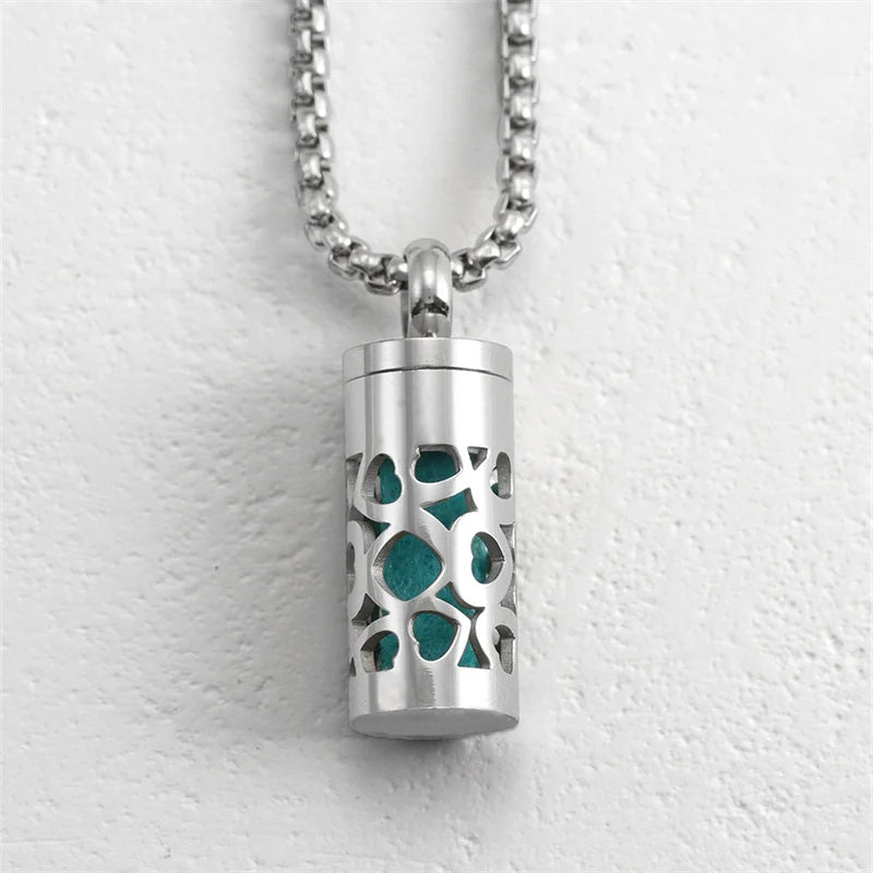 Incense diffuser Necklace Aromatherapy Pendant necklace Lotus Fragrance Pendant Essential Oil Essential Oil Diffuser...