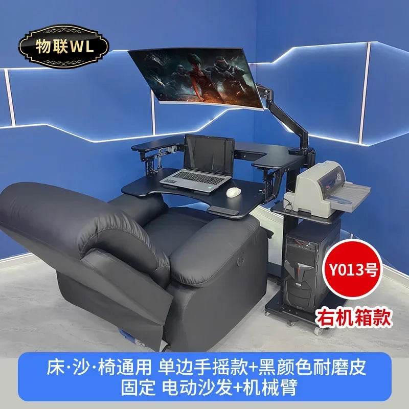 Computer desk bed notebook desktop computer desk bedside table lifting table lazy table cockpit suspension bracket - Kimlud