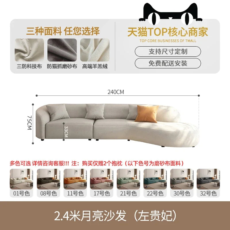 Lazy Relaxing Sofa Lounge Modern Elegant Armchairs Sofa Bedrooms Comfortable Reclining Muebles Para El Hogar Library...