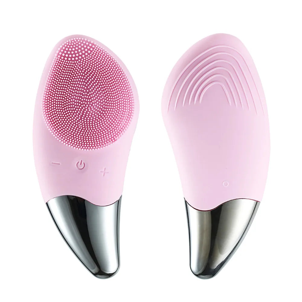 Waterproof Facial Cleansing Brush for Men & Women Rechargeable Exfoliating Electric Face Scrubber Cleanser Brush