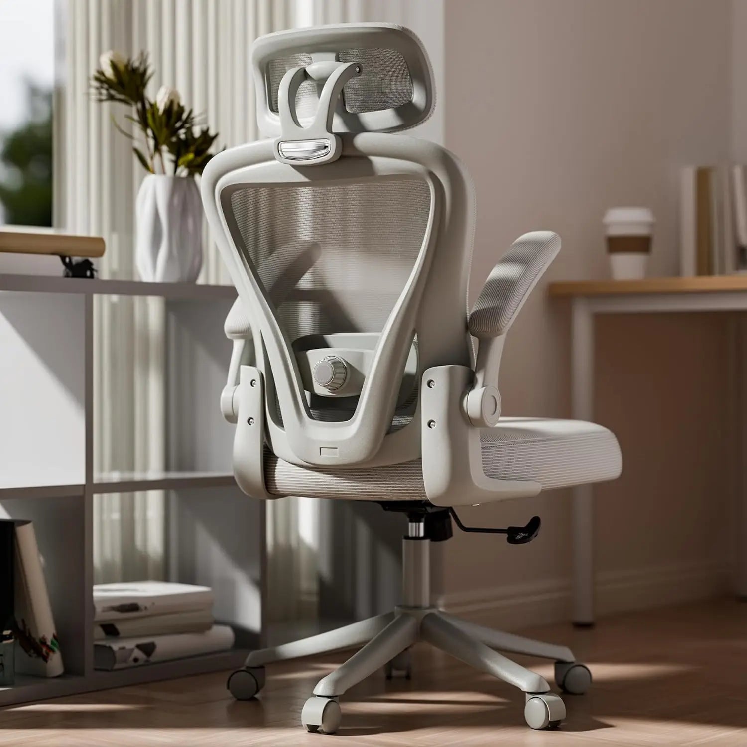 High Back Ergonomic Office Chair M903, Mesh Computer Desk Chair with Wheels, Adjustable Lumbar Support, Customized - Kimlud