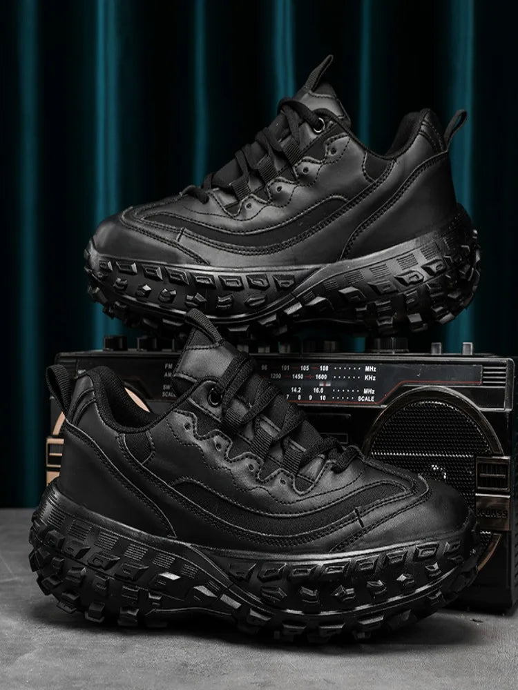 Summer 2024 New Men's Fashion Sneakers High-Grade Fried Street Platform Increased by Fashionable Sports Shoes
