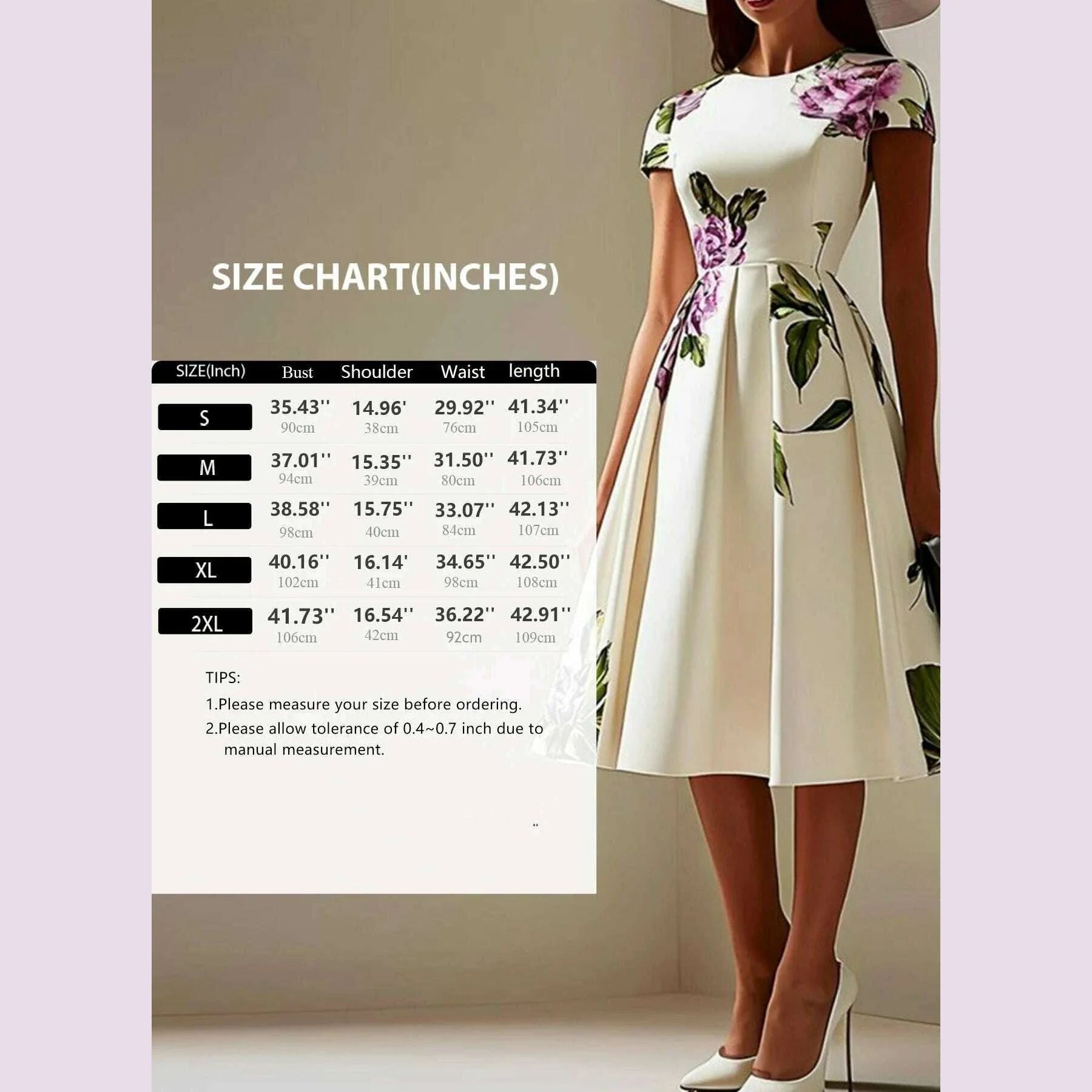 Modigirl 2025 New Woman Flower Print Midi Dresses Summer Skinny Stand Collar Elegant Vintage Romantic Evening Dress for Women
