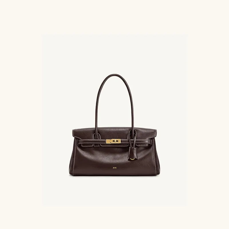 JW PEI Women's Briefcase, New Style, Handbag, Shoulder Bag, Underarm Bag, Niche Design, Baguette Bag - Kimlud