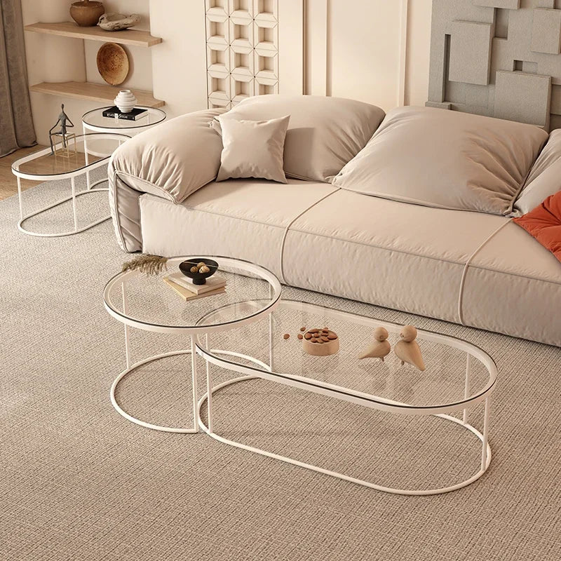 Luxury Clear Coffee Table Nordic Minimalist Bedroom Entryway Coffee Table Centre Living Room Meubles De Salon Room...