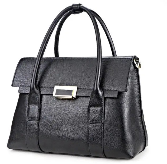 2025 New Genuine Leather Briefcase Women Handbags Large Capacity Ladies Fashion Cowhide Shoulder Messenger Bags Portable...