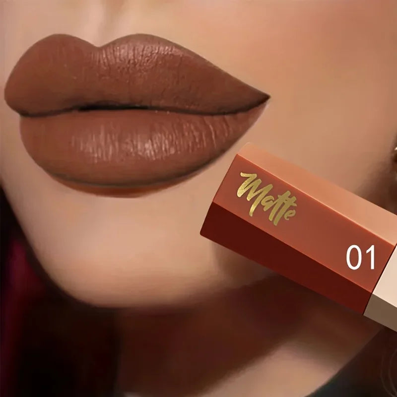Luxury Matte Liquid Lipstick, Long Lasting Waterproof Velvet Lip Color, Smooth Lightweight Fog Matte Finis