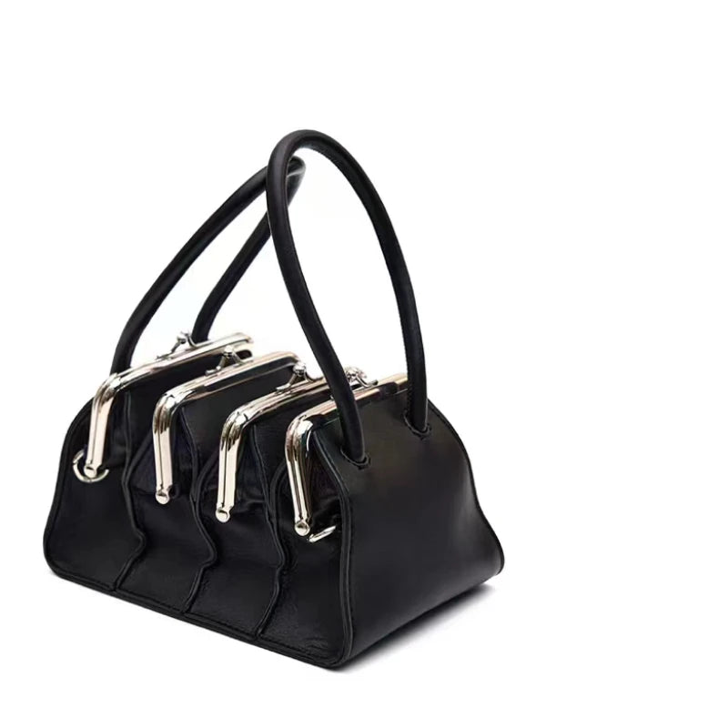 Fashion Multilayered Shell Clips Women Handbags Original Brands Designer Crossbody Bag New Trend Chic High Quality Shoulder Bag - Kimlud