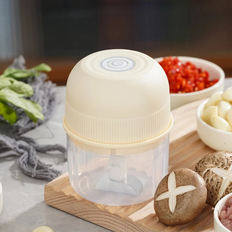 Powerful Electric Food Blender Garlic Meat Chilli Grinder Machine Wireless Mini Baby Food Processor