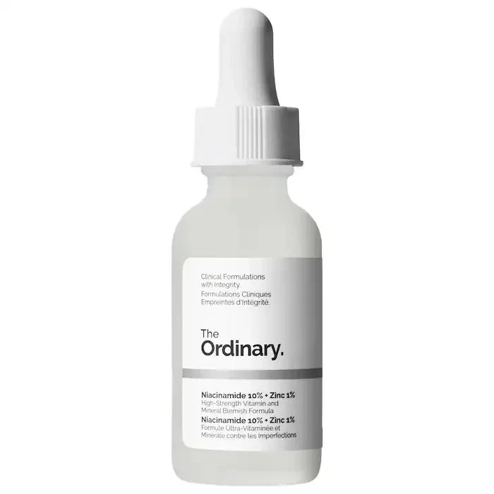 Niacinamide 10% + Zinc 1% Serum 30ml Control Oil Remove Acne and Brighten Oily Skin Gentle Exfoliating Closed-mouth...