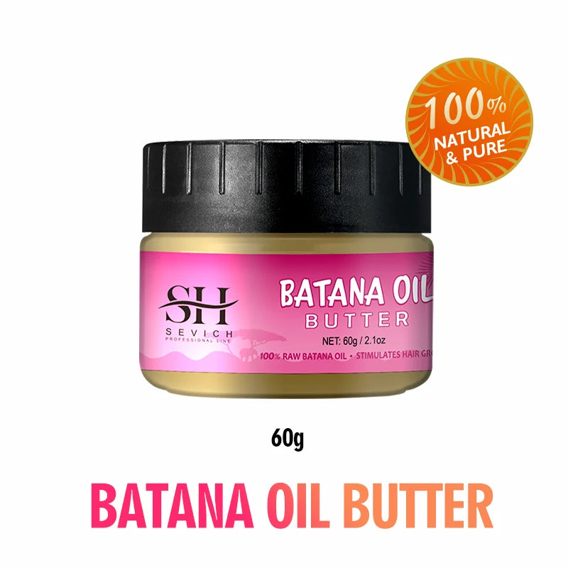 100% Batana Hair Fast Growth Oil Set African Crazy Traction Alopecia Batana Hair Mask Anti Hair Break Hair Regrowth...