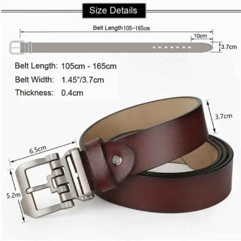 New Large Size 110-165cm Men's Faux Leather Belts Adjustable Leisure Formal Waistband for Jeans Pants Perfect Father's...