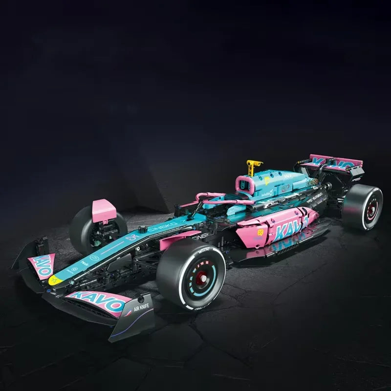 2312PCS NEW F1 Racing Car Building Blocks Kit Display Model Cool Car Collection Kids Toy Gift for Boys and Kids Birthday Present