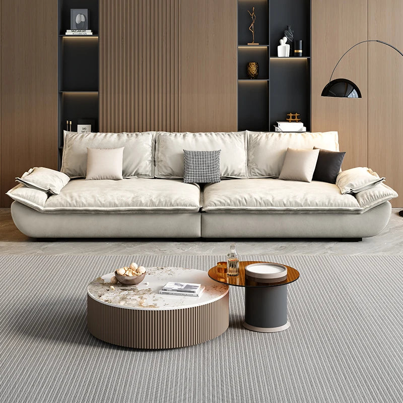 Designer Classic Living Room Sofas White European Soft Puff Living Room Sofas Lounge Modern Couch Wohnzimmer Furniture...
