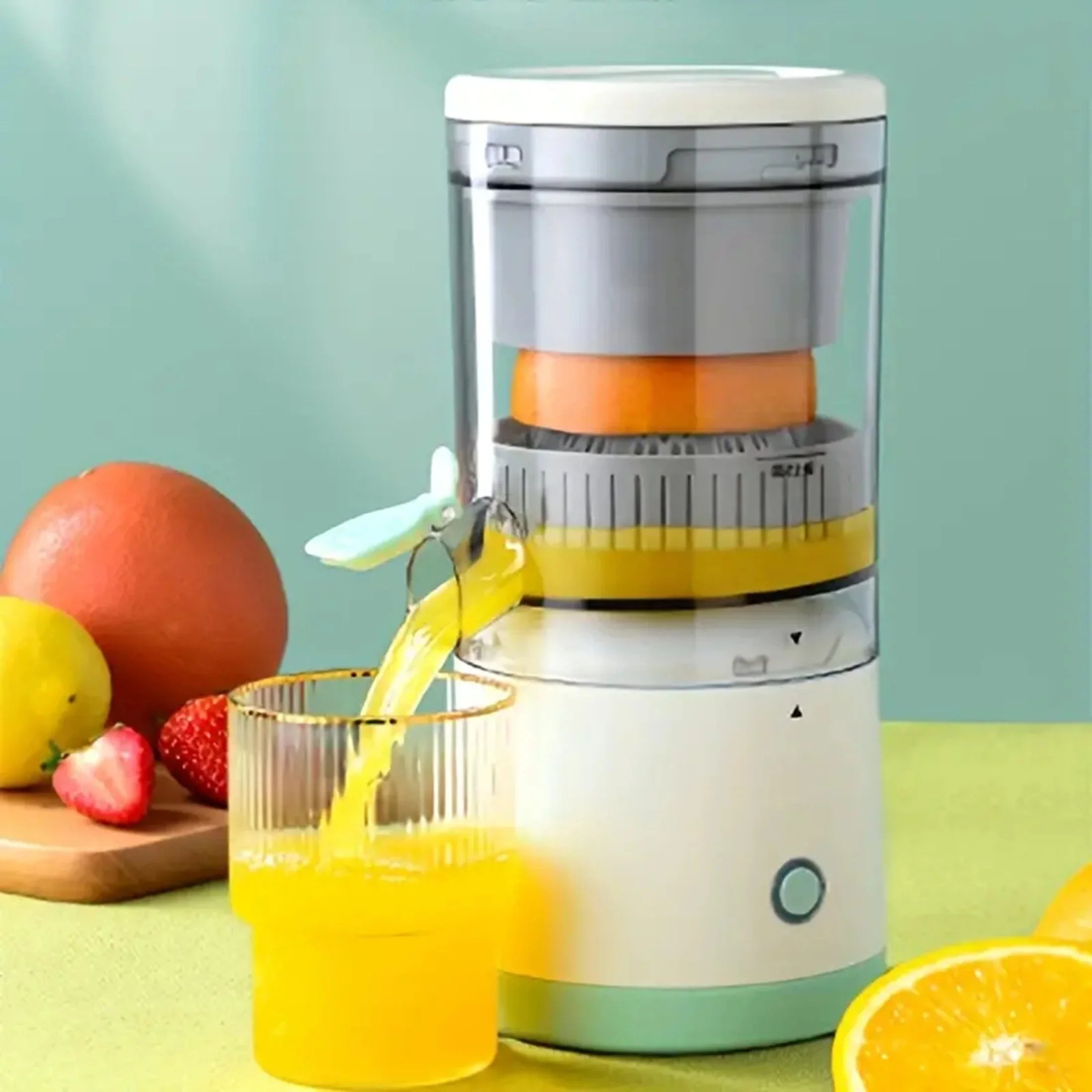 New Portable Home Juicer Fruit Juice Extractor, USB RechargeableElectric Squeeze, High Juice Output for Orange,