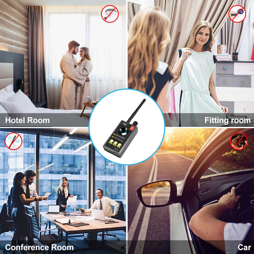 F911 Hidden Camera Detectors , Camera detector, Spy Detector, Bug and gps Detector, Security Camera finder, Infrared...