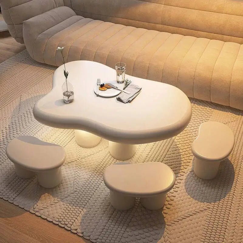Table Dining For Center Room Mid Century Modern Furniture Home Decor Design Coffee Table Set Luxury Coffee Tables...