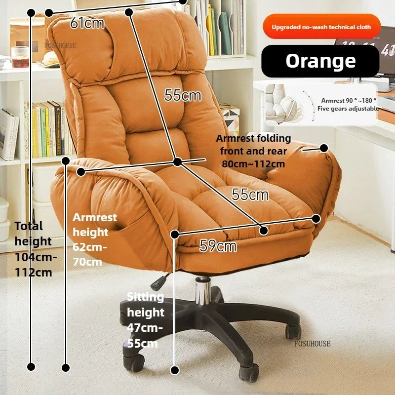 Creative Swivel Lift Office Chairs Modern Comfortable Backrest Computer Chairs Student Study Gaming Chair for Office Furniture L - Kimlud