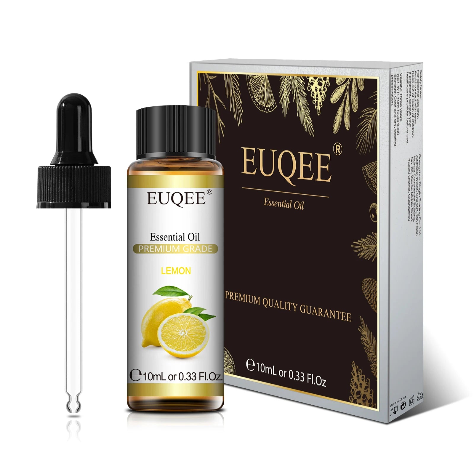 EUQEE 10ml Pure Essential Oil Peppermint Palo Santo Bergamot Eucalyptus Lavender Cinnamon Cedarwood Aromatherapy Essential Oils - Kimlud
