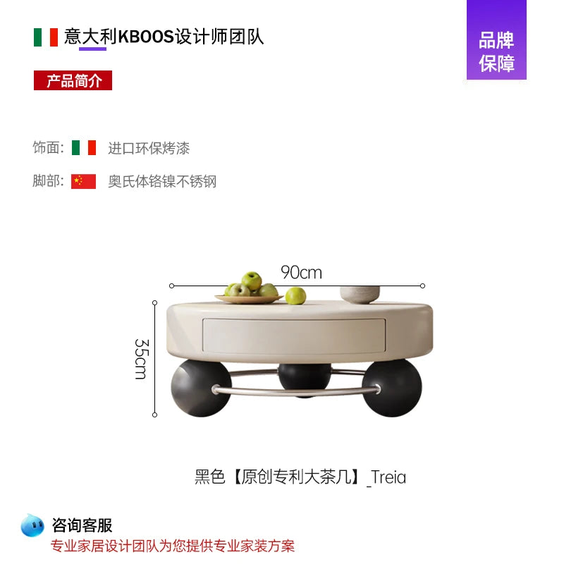 Wood Modern Coffee Table Decoration Designer Industrial Coffee Table Storage Aesthetic Mesa Auxiliar Lounge Suite Furniture - Kimlud