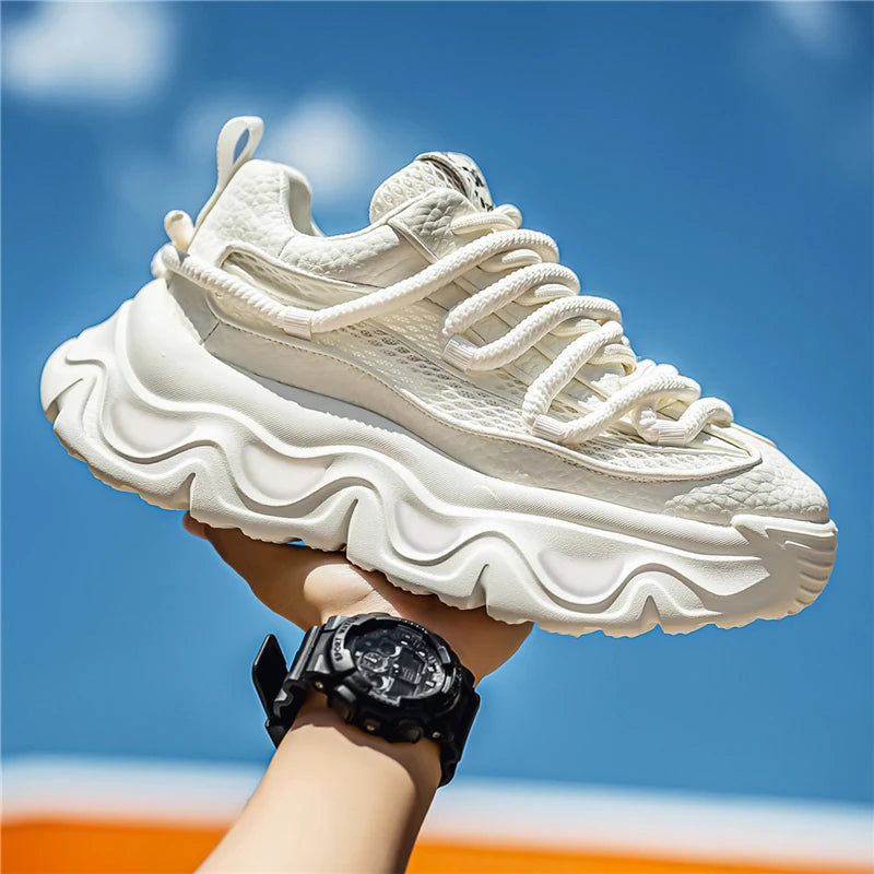 Winter Running Shoes for Men Chunky Sneakers Work Wear Man Athletic Mens Tennis Platform Footwear Trends 2026 Comfort Skateboard
