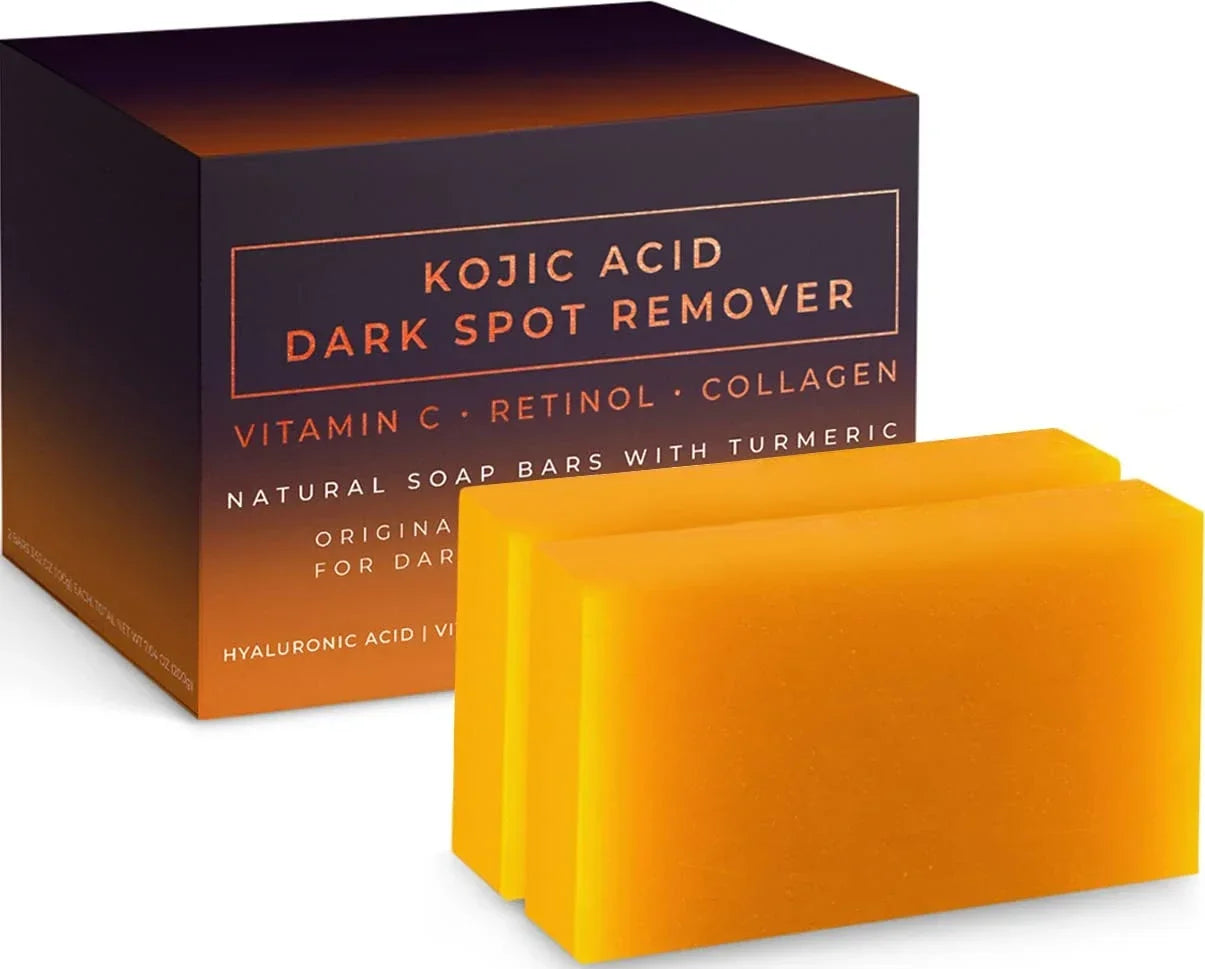 Kojic Acid Dark Spot Remover Whitening Soap Handmade Skin Care Deep Cleaning Moisturizing Cleansing Essential Soap...