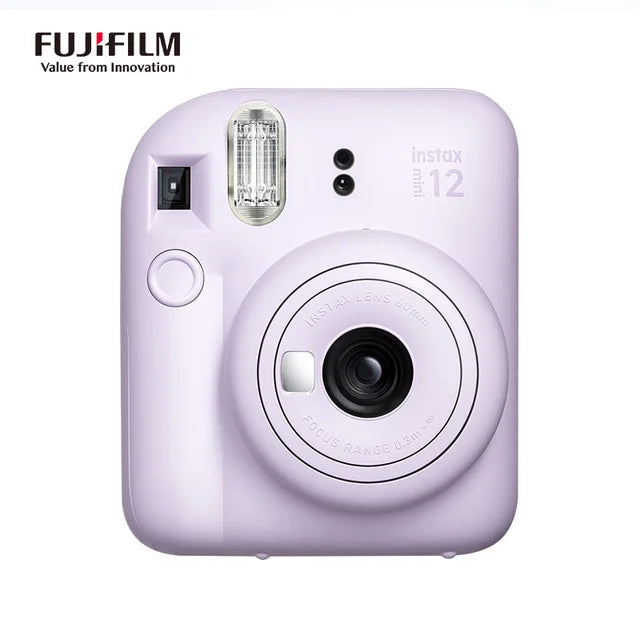 Genuine Fujifilm Instax Mini 12 Instant Camera With 20 Sheets Mini Film Paper Camera Shoulder Strap Bag Accessories Gift Suit - Kimlud