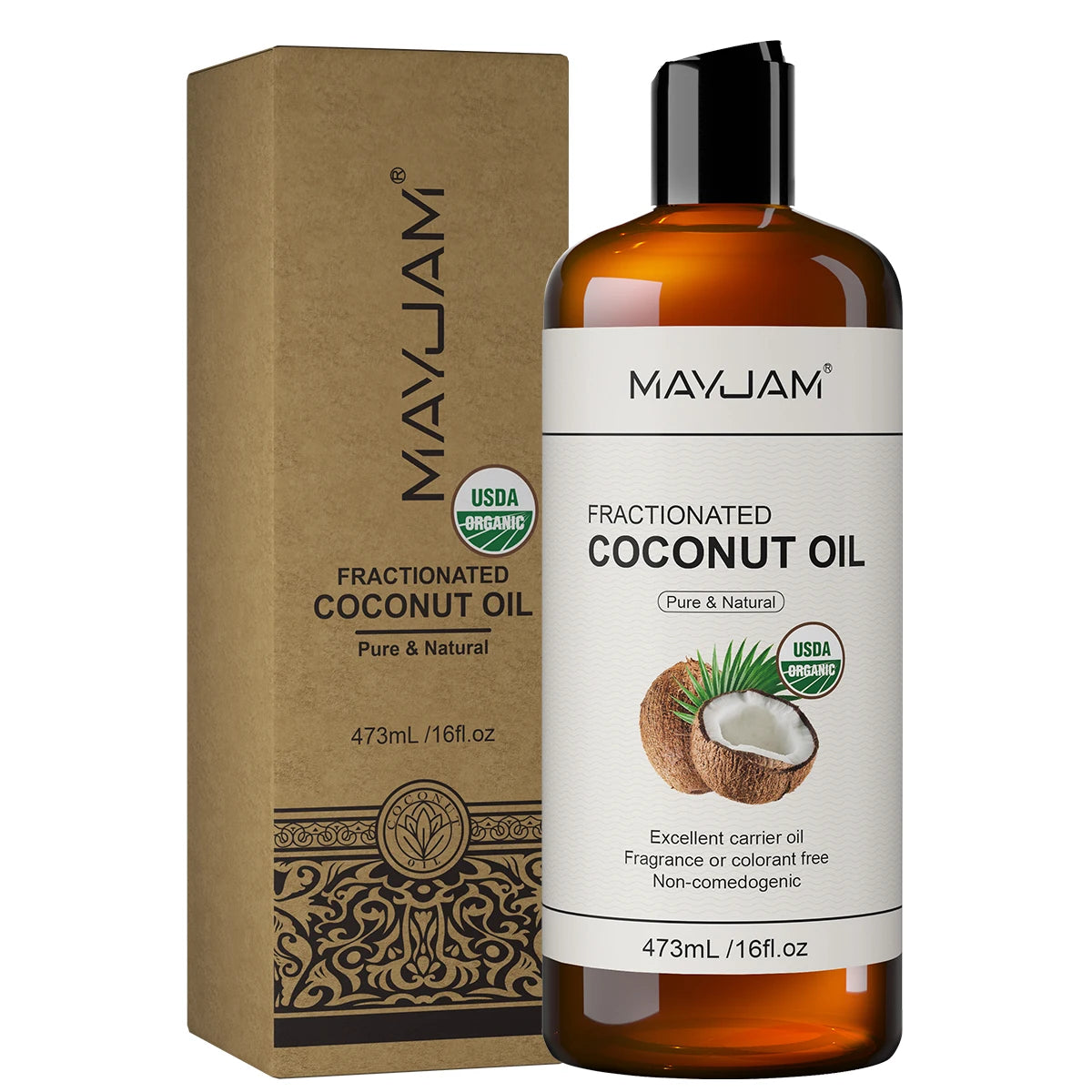 USDA Organic Sunflower Seed for Skin & Hair Cold-Pressed Pure Natural Sweet Almond Moroccan Argan Massage Oil...