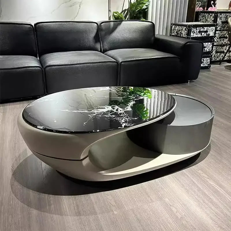 motorhome Living room coffee table Luxury Furniture Nordic Modern furnitures for garden coffee Sedentary Round coffee table - Kimlud