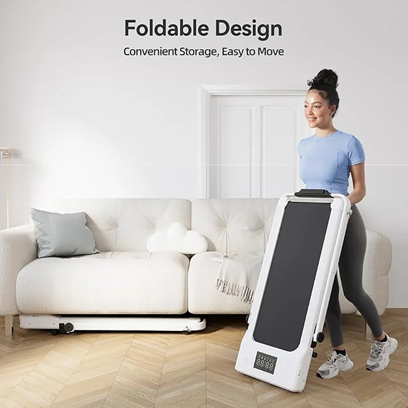 Hot Walking Pad Treadmill with 9% Incline Under-Desk for Home/Office 37.4inch Belt LCD Display Portable Foldable Safety Armrest - Kimlud